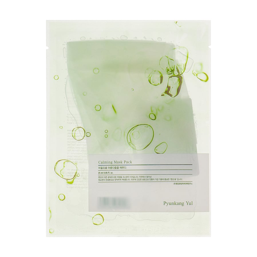 Заспокійлива тканинна маска для обличчя Pyunkang Yul Calming Mask Pack з азіатською центелою та екстрактом чайного дерева, 25 мл